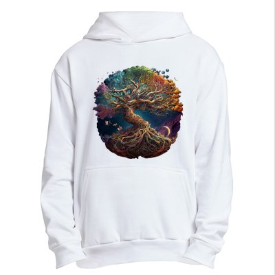 Tree Of Life Gift The Tree Of Life Meditation Urban Pullover Hoodie