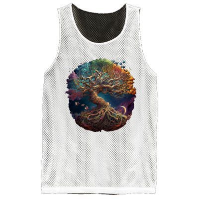 Tree Of Life Gift The Tree Of Life Meditation Mesh Reversible Basketball Jersey Tank