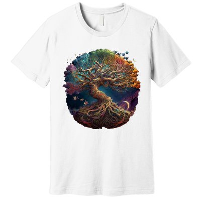 Tree Of Life Gift The Tree Of Life Meditation Premium T-Shirt