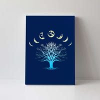 Tree Of Life Spiritual Moonphases For Yoga Canvas