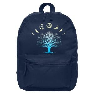 Tree Of Life Spiritual Moonphases For Yoga 16 in Basic Backpack