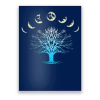 Tree Of Life Spiritual Moonphases For Yoga Poster