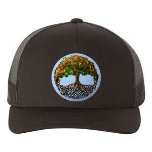 Tree Of Life Painting Yupoong Adult 5-Panel Trucker Hat