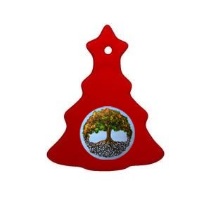 Tree Of Life Painting Ceramic Tree Ornament