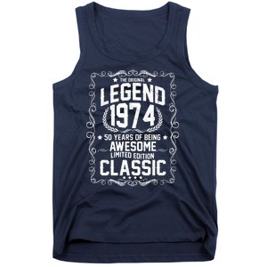 The Original Legend 1974 50th Birthday Tank Top