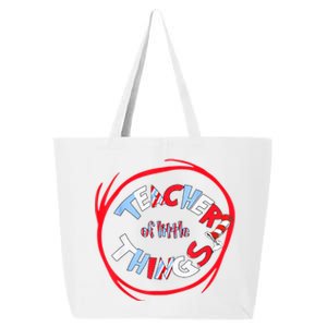 Teacher Of Little Things Gift For Teacher Cat In Hat 25L Jumbo Tote