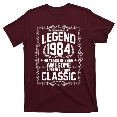 The Original Legend 1984 40th Birthday T-Shirt