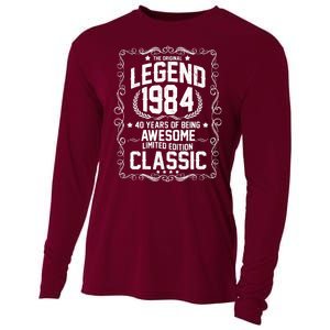 The Original Legend 1984 40th Birthday Cooling Performance Long Sleeve Crew