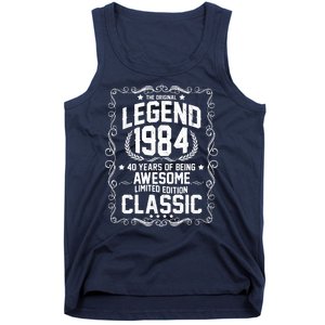 The Original Legend 1984 40th Birthday Tank Top