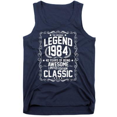 The Original Legend 1984 40th Birthday Tank Top