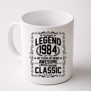 The Original Legend 1984 40th Birthday Coffee Mug