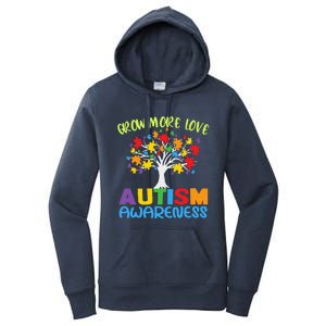 Tree Of Love Puzzle Pieces Cute Autism Awareness Women's Pullover Hoodie