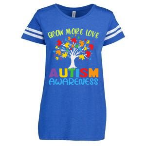 Tree Of Love Puzzle Pieces Cute Autism Awareness Enza Ladies Jersey Football T-Shirt