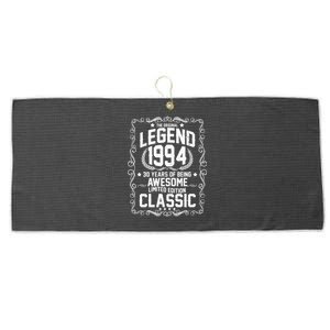 The Original Legend 1994 30th Birthday Large Microfiber Waffle Golf Towel