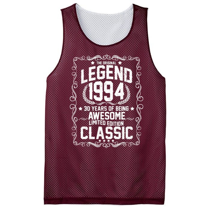 The Original Legend 1994 30th Birthday Mesh Reversible Basketball Jersey Tank