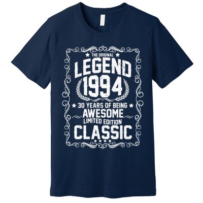 The Original Legend 1994 30th Birthday Premium T-Shirt