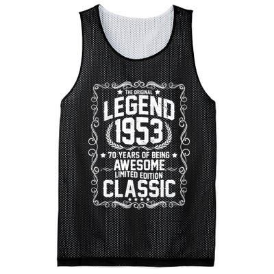 The Original Legend 1953 70th Birthday Mesh Reversible Basketball Jersey Tank