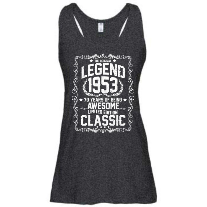The Original Legend 1953 70th Birthday Ladies Essential Flowy Tank