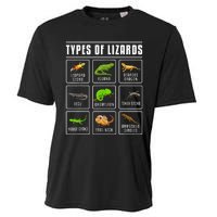 Types of Lizards Lizard Reptiles Cooling Performance Crew T-Shirt