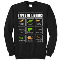 Types of Lizards Lizard Reptiles Sweatshirt