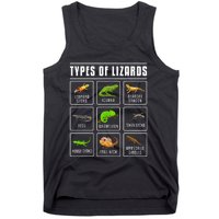 Types of Lizards Lizard Reptiles Tank Top