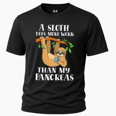 Type Onederful Lazy Cute Sloth Type 1 Diabetes Awareness Performance Shirt