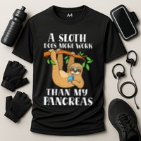 Type Onederful Lazy Cute Sloth Type 1 Diabetes Awareness Performance Shirt