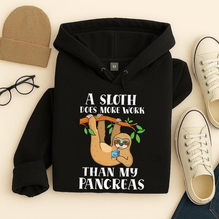 Type Onederful Lazy Cute Sloth Type 1 Diabetes Awareness Hoodie
