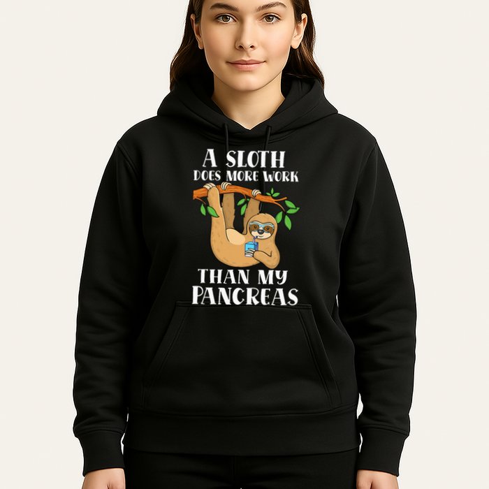 Type Onederful Lazy Cute Sloth Type 1 Diabetes Awareness Hoodie