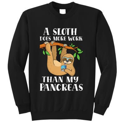 Type Onederful Lazy Cute Sloth Type 1 Diabetes Awareness Sweatshirt