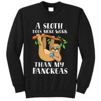Type Onederful Lazy Cute Sloth Type 1 Diabetes Awareness Sweatshirt