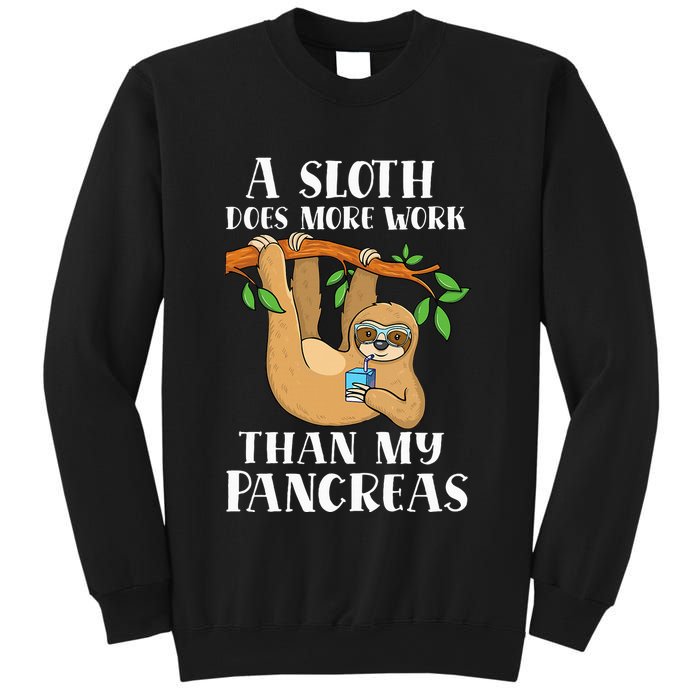 Type Onederful Lazy Cute Sloth Type 1 Diabetes Awareness Sweatshirt