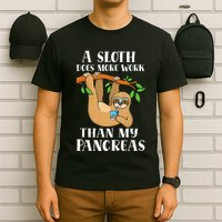 Type Onederful Lazy Cute Sloth Type 1 Diabetes Awareness T-Shirt