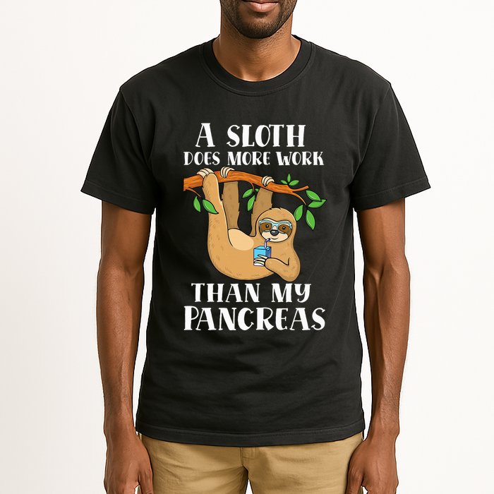 Type Onederful Lazy Cute Sloth Type 1 Diabetes Awareness Tall T-Shirt