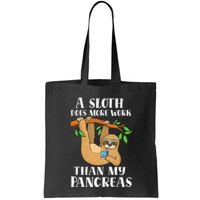 Type Onederful Lazy Cute Sloth Type 1 Diabetes Awareness Bag