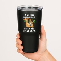 Type Onederful Lazy Cute Sloth Type 1 Diabetes Awareness Tumbler