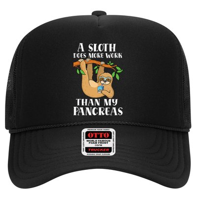 Type Onederful Lazy Cute Sloth Type 1 Diabetes Awareness Trucker Hat