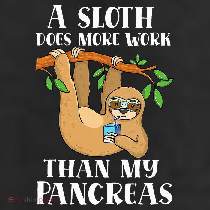 Type Onederful Lazy Cute Sloth Type 1 Diabetes Awareness Trucker Hat