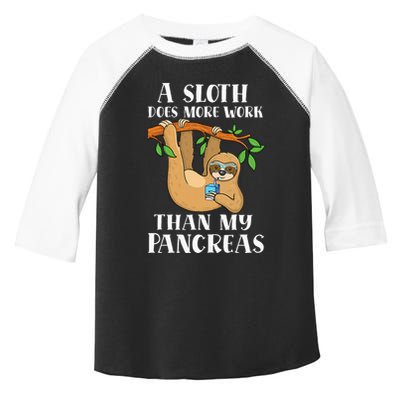 Type Onederful Lazy Cute Sloth Type 1 Diabetes Awareness Toddler Fine Jersey T-Shirt