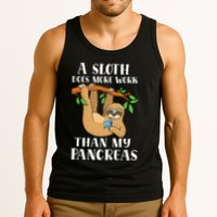 Type Onederful Lazy Cute Sloth Type 1 Diabetes Awareness Tank Top