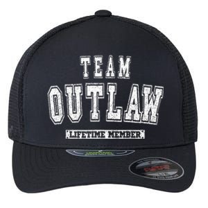 Team Outlaw Lifetime Member Family Last Name Flexfit Unipanel Trucker Cap