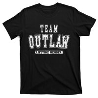 Team Outlaw Lifetime Member Family Last Name T-Shirt