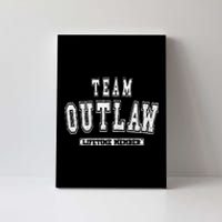 Team Outlaw Lifetime Member Family Last Name Canvas