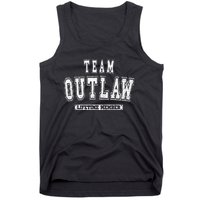 Team Outlaw Lifetime Member Family Last Name Tank Top