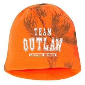 Team Outlaw Lifetime Member Family Last Name Kati - Camo Knit Beanie