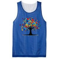 Tree Of Life Autism Awareness Day Autistic Gift Mesh Reversible Basketball Jersey Tank