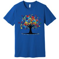 Tree Of Life Autism Awareness Day Autistic Gift Premium T-Shirt