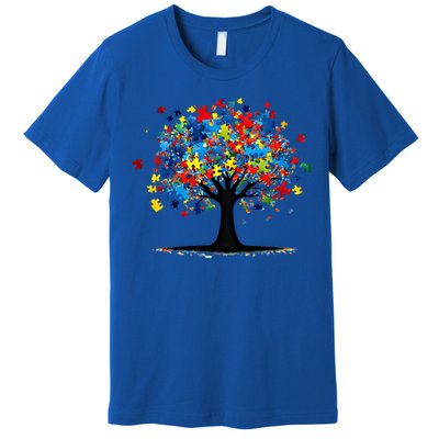 Tree Of Life Autism Awareness Day Autistic Gift Premium T-Shirt