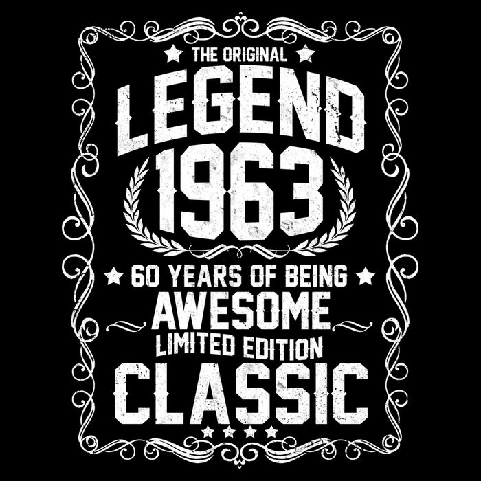 The Original Legend 1963 60th Birthday Flatbill Hat