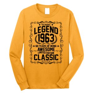 The Original Legend 1963 60th Birthday Long Sleeve Shirt